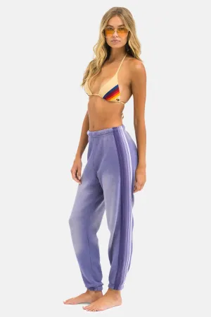 5 Stripe Sweatpants Faded Grape