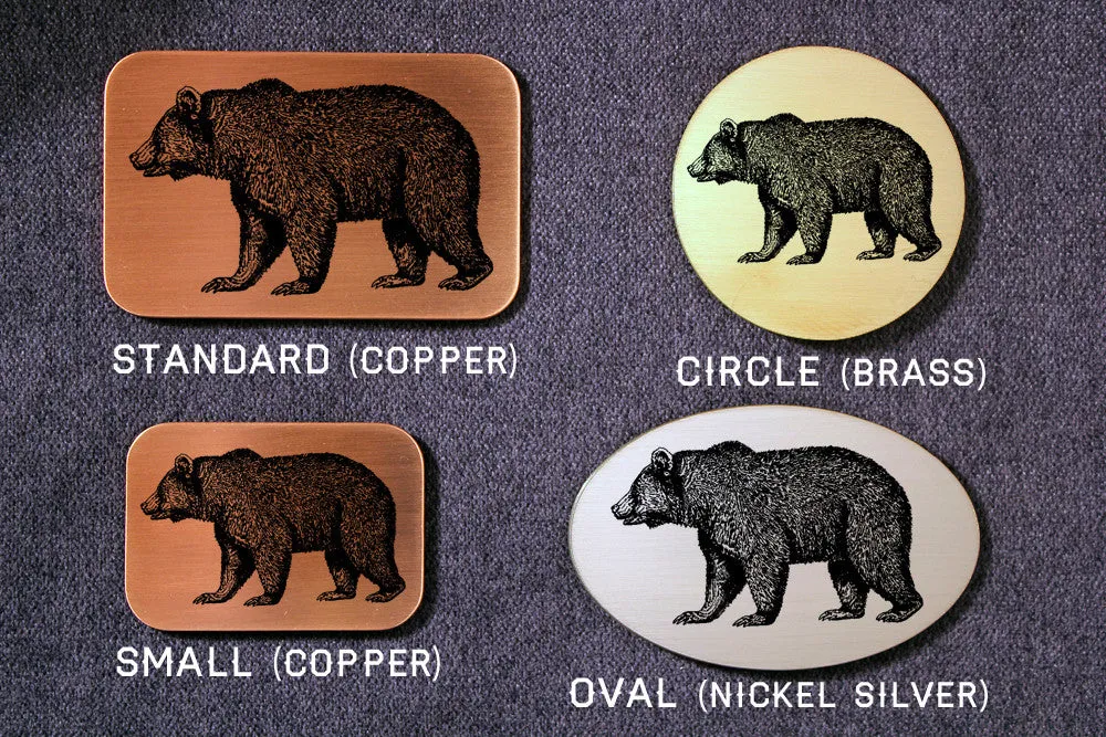 Adirondack Bear Belt Buckle