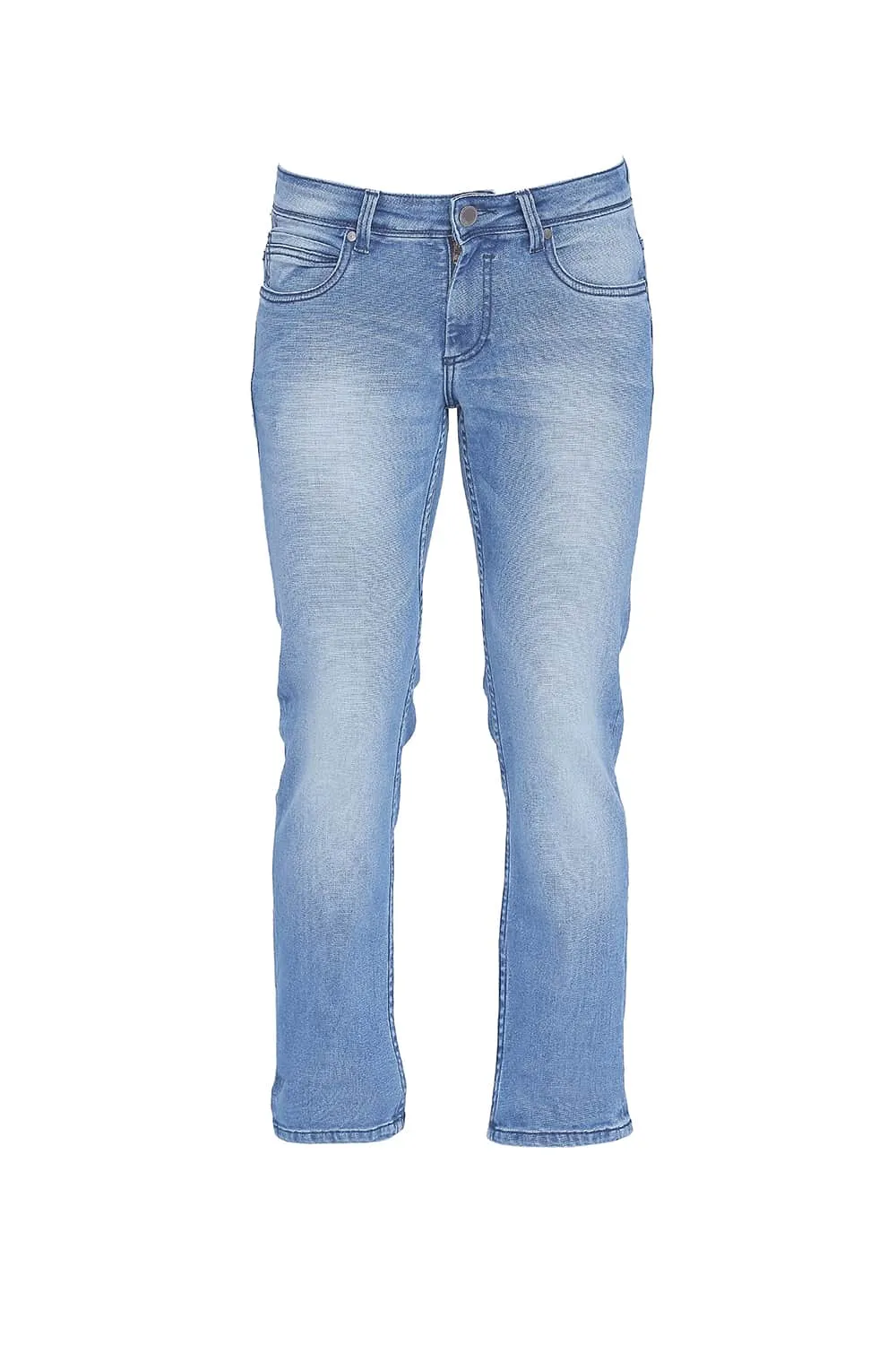 Blade Fit Faded Denim Stretch Jeans