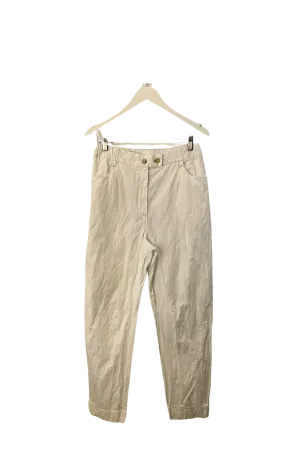 Cotton Pants in Natural