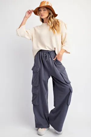 Cozy Cargo Pant in Navy