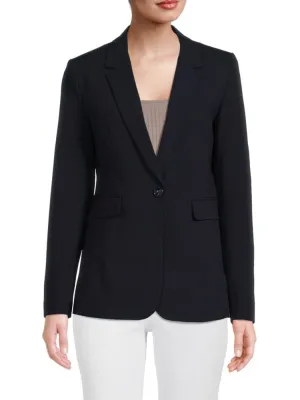 Dkny One Button Blazer, Classic Navy