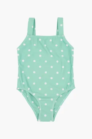 Girls Swimsuit Feather 4 Arrow Sea Breeze  - Sage