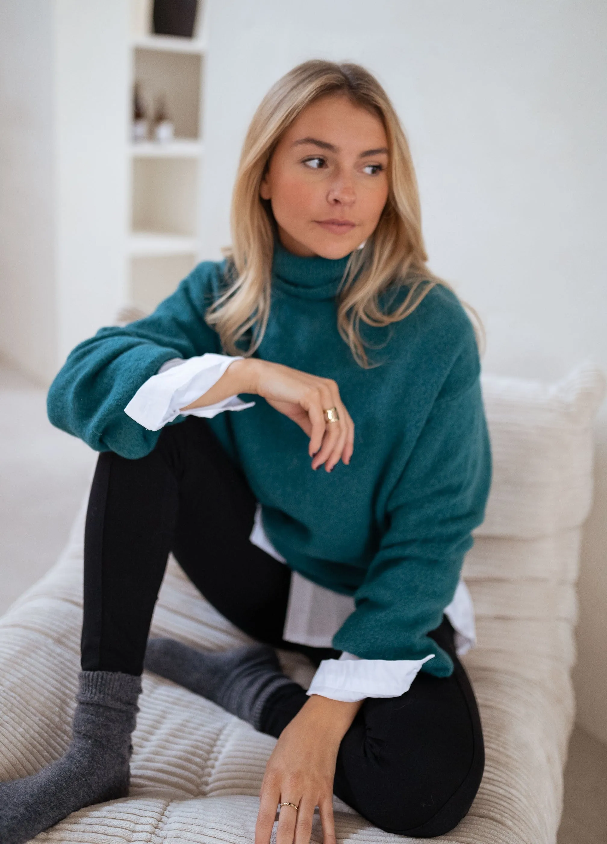 Green Laurya Sweater