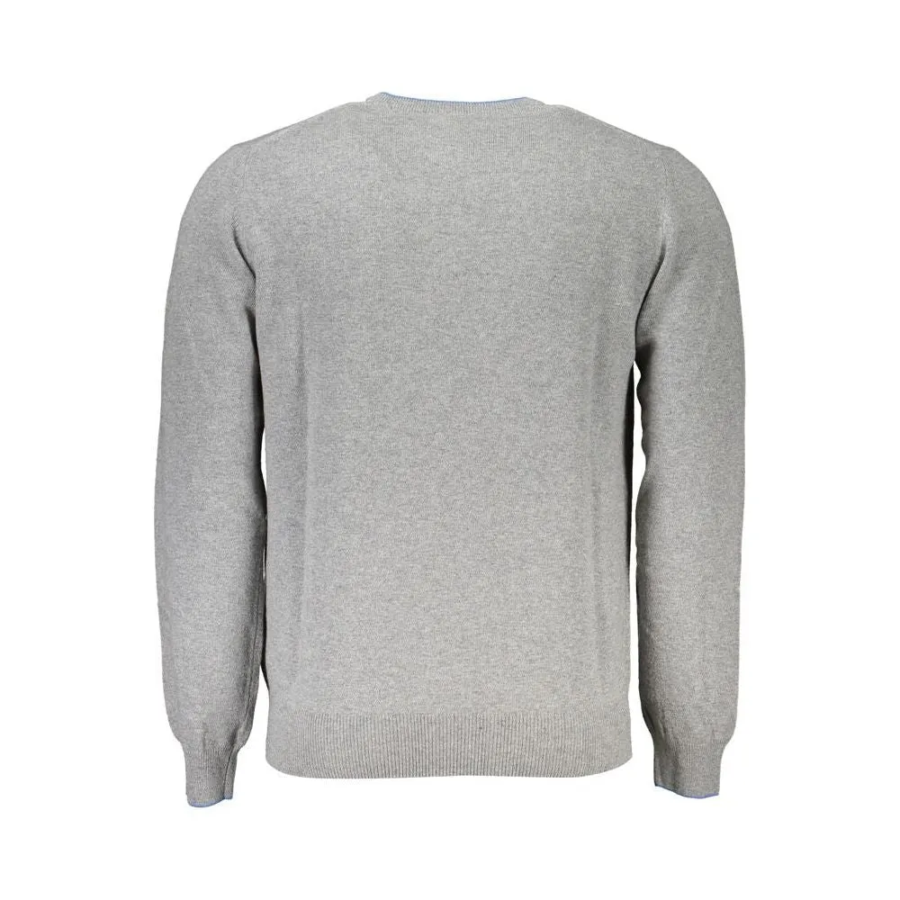 Harmont & Blaine Chic Crew Neck Sweater with Contrast Details