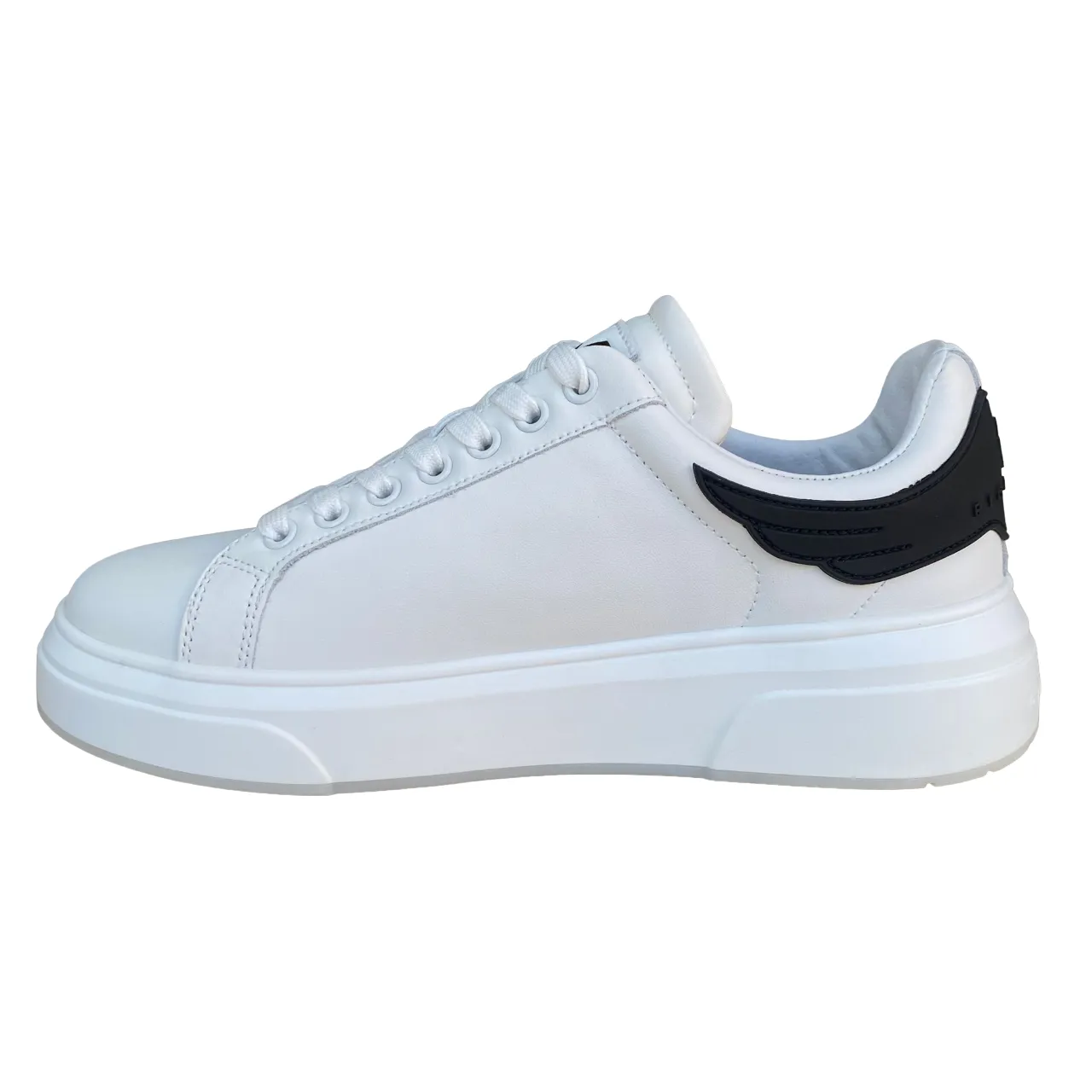 John Richmond scarpa sneakers da uomo in pelle Action 22203/CP A bianco