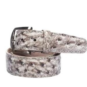 LEN Belt Genuine Ostrich Smoke STK