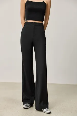 LILY Versatile Black Flare Pants