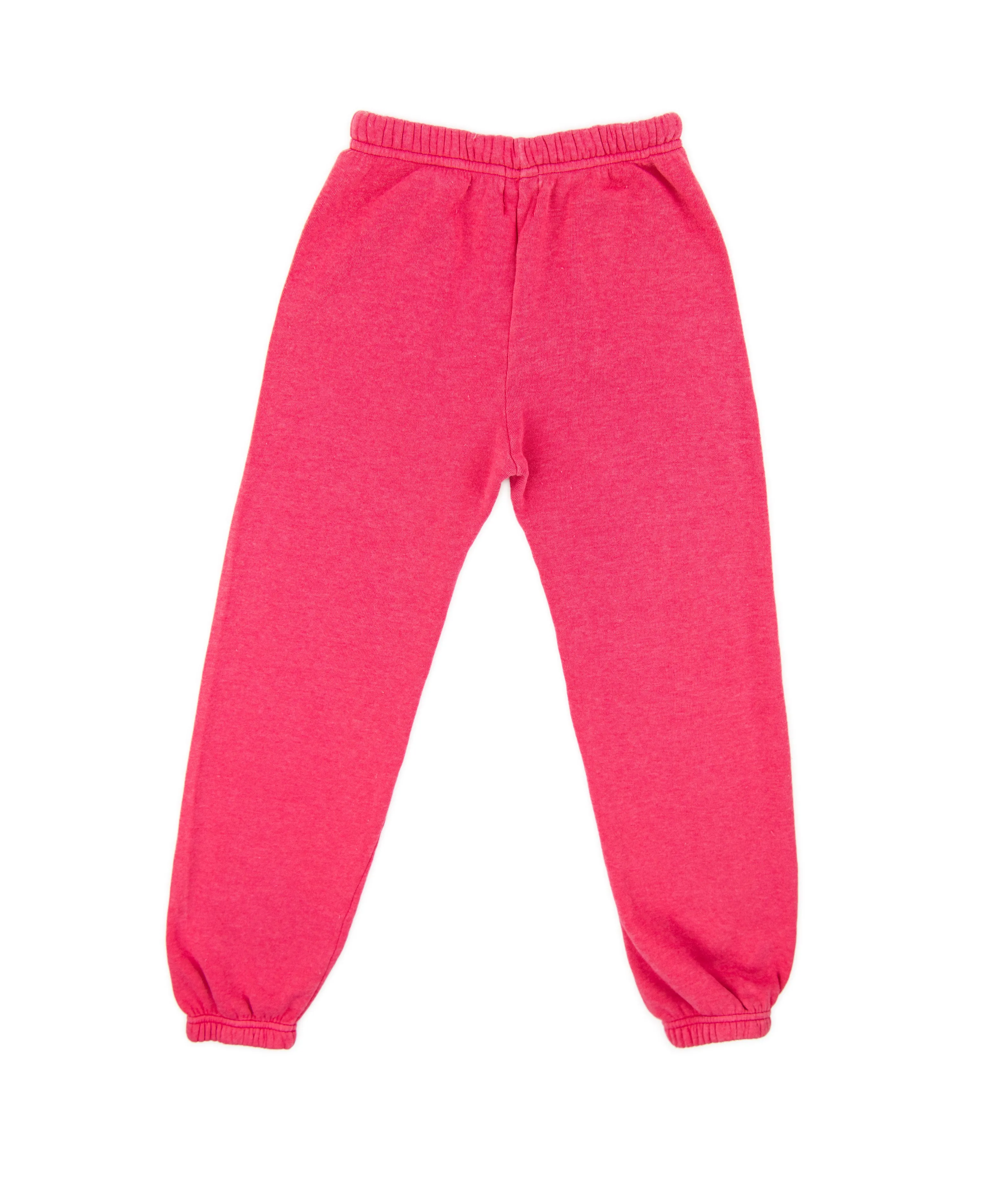 Love Junkie Girls Banded Bottom Stitch Sweatpants Punch