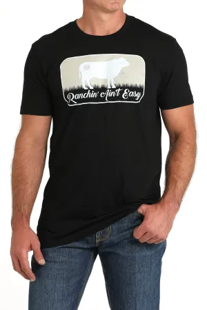 Men's Cinch Ranchin' Ain't Easy Graphic Tee