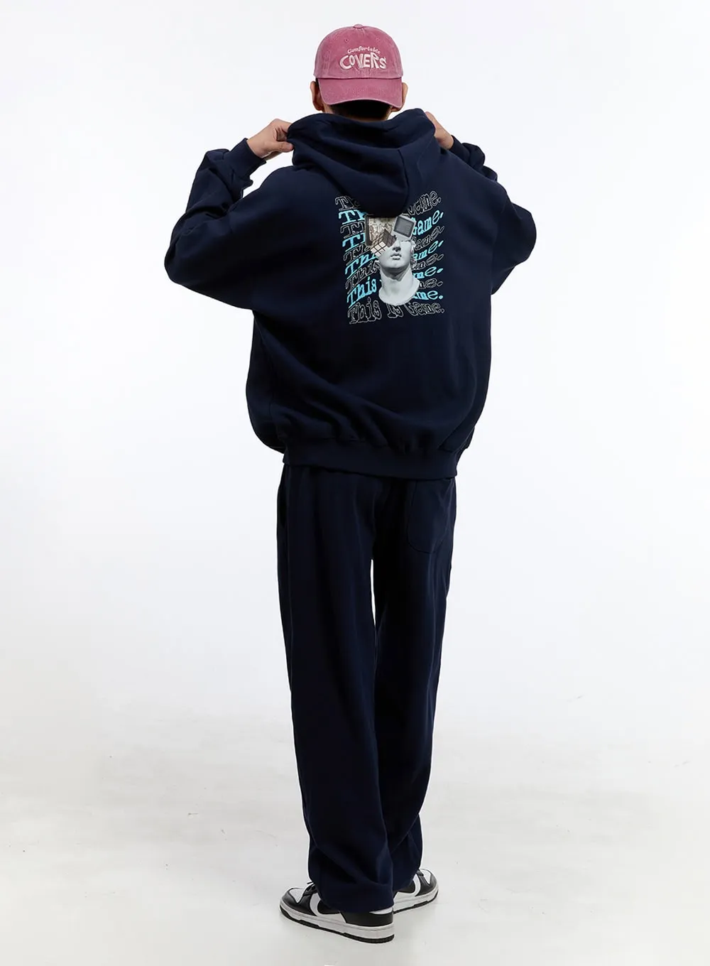 Men's Cozy Sweatpants (Dark Blue) IG427