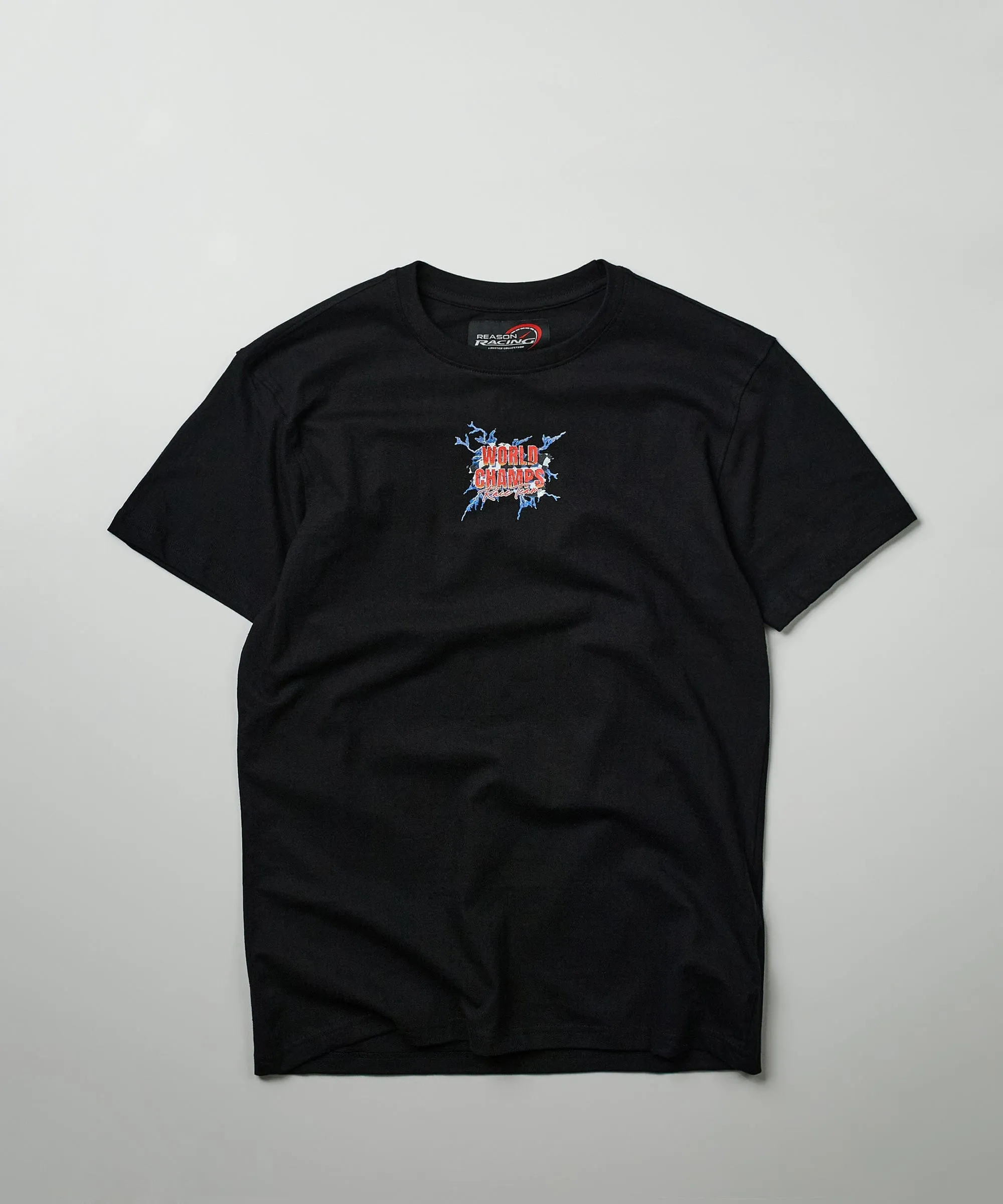 Racing Champs Short Sleeve Graphic Print Tee - Black