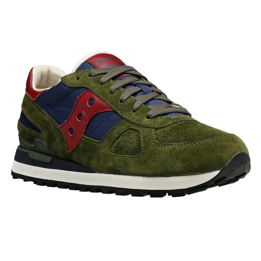 Saucony Originals scarpa sneakers da uomo Shadow Original S70780-2 verde foresta-blu