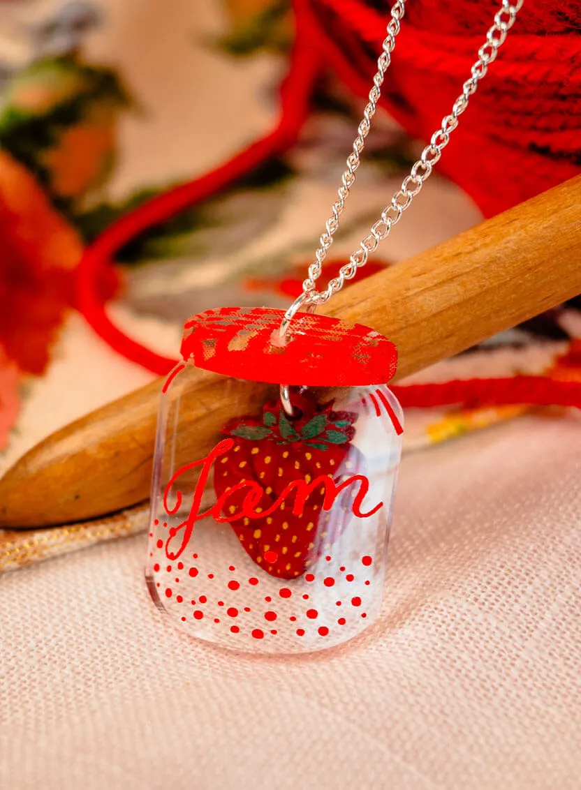 Strawberry Jam Pendant