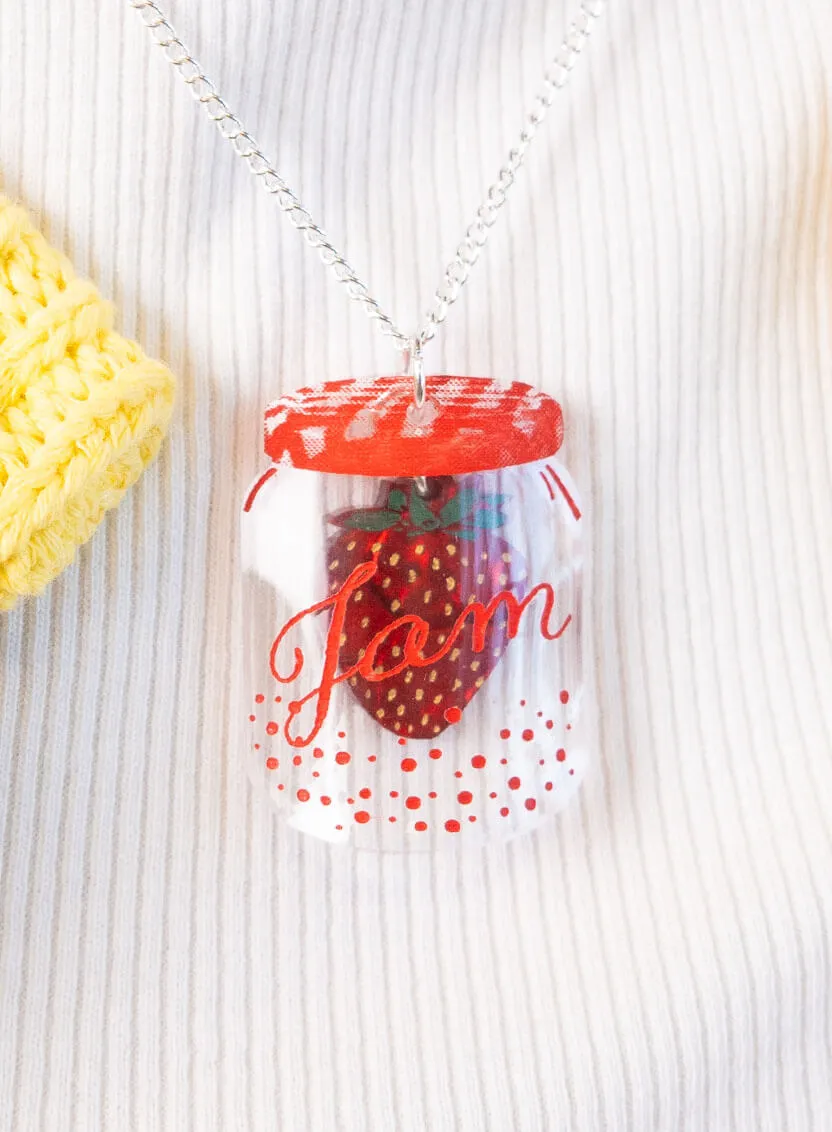 Strawberry Jam Pendant