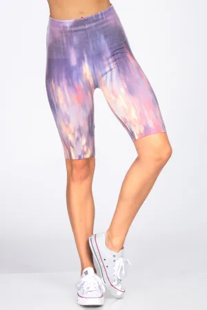 Twilight Dusk Printed Legging Shorts